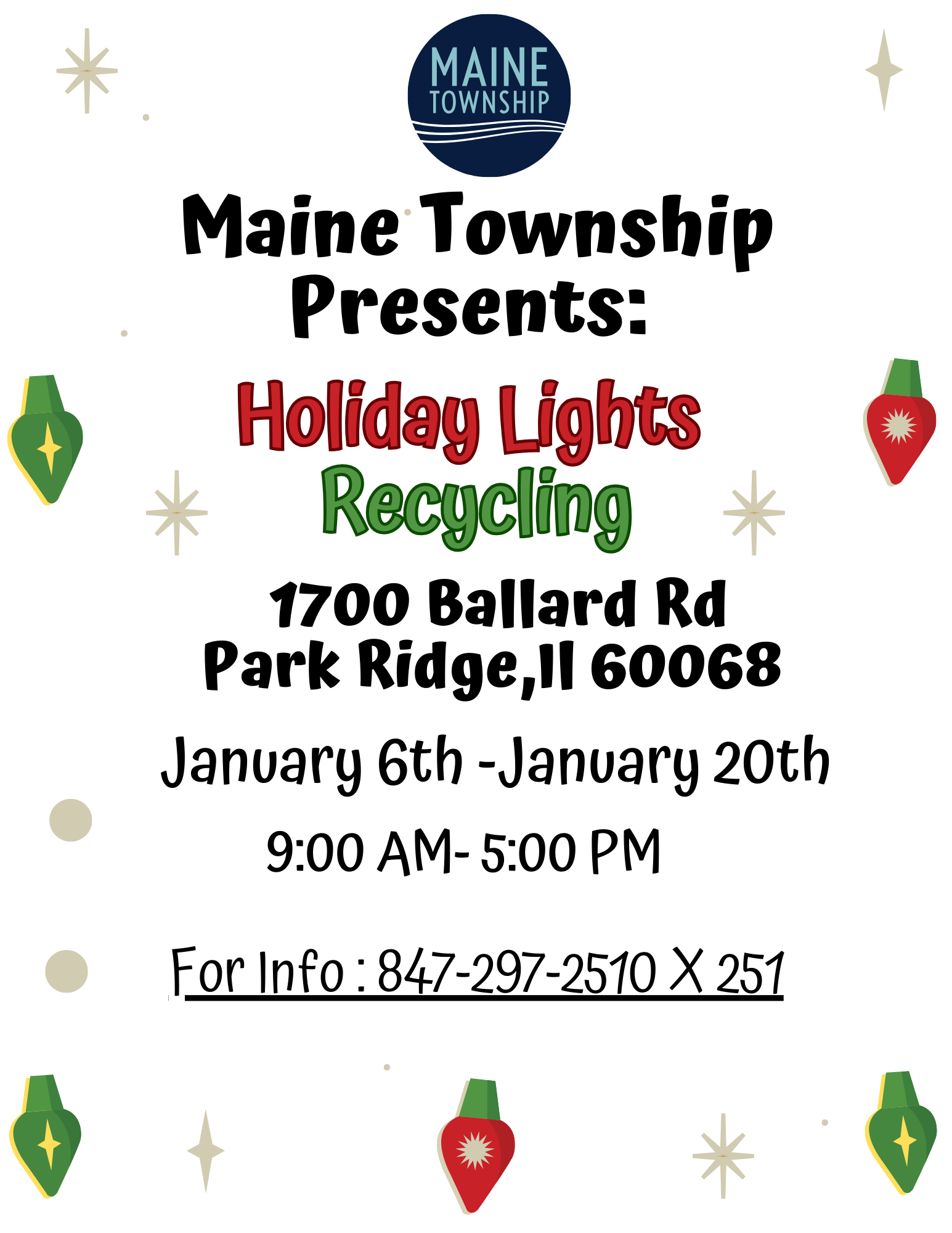 holiday lights recycling